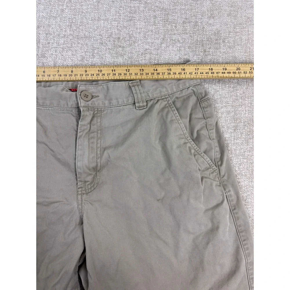 The North Face Mens Khaki Chino Shorts Size 34 Tan Cotton Outdoor Hiking